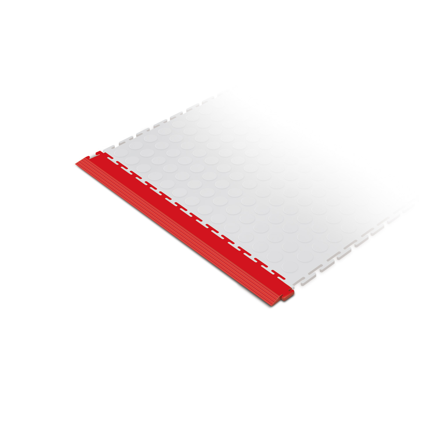 Heavy-duty edge ramp tile (red)