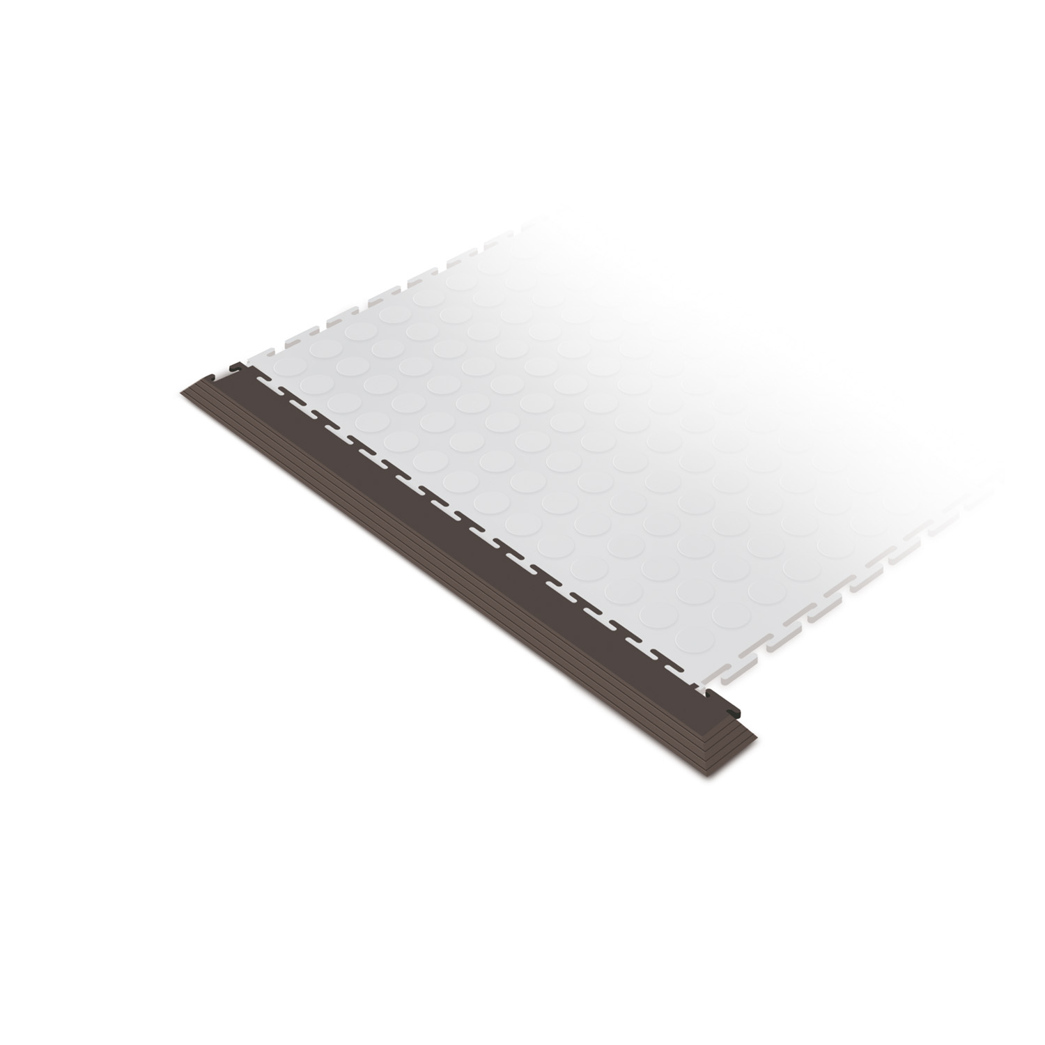 Standard corner edge ramp tile (black)