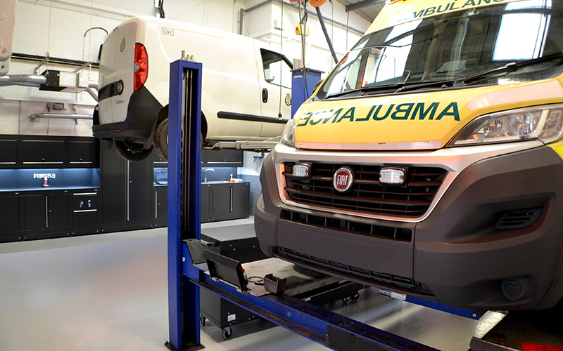 Dura installation for West Midlands Ambulance Service