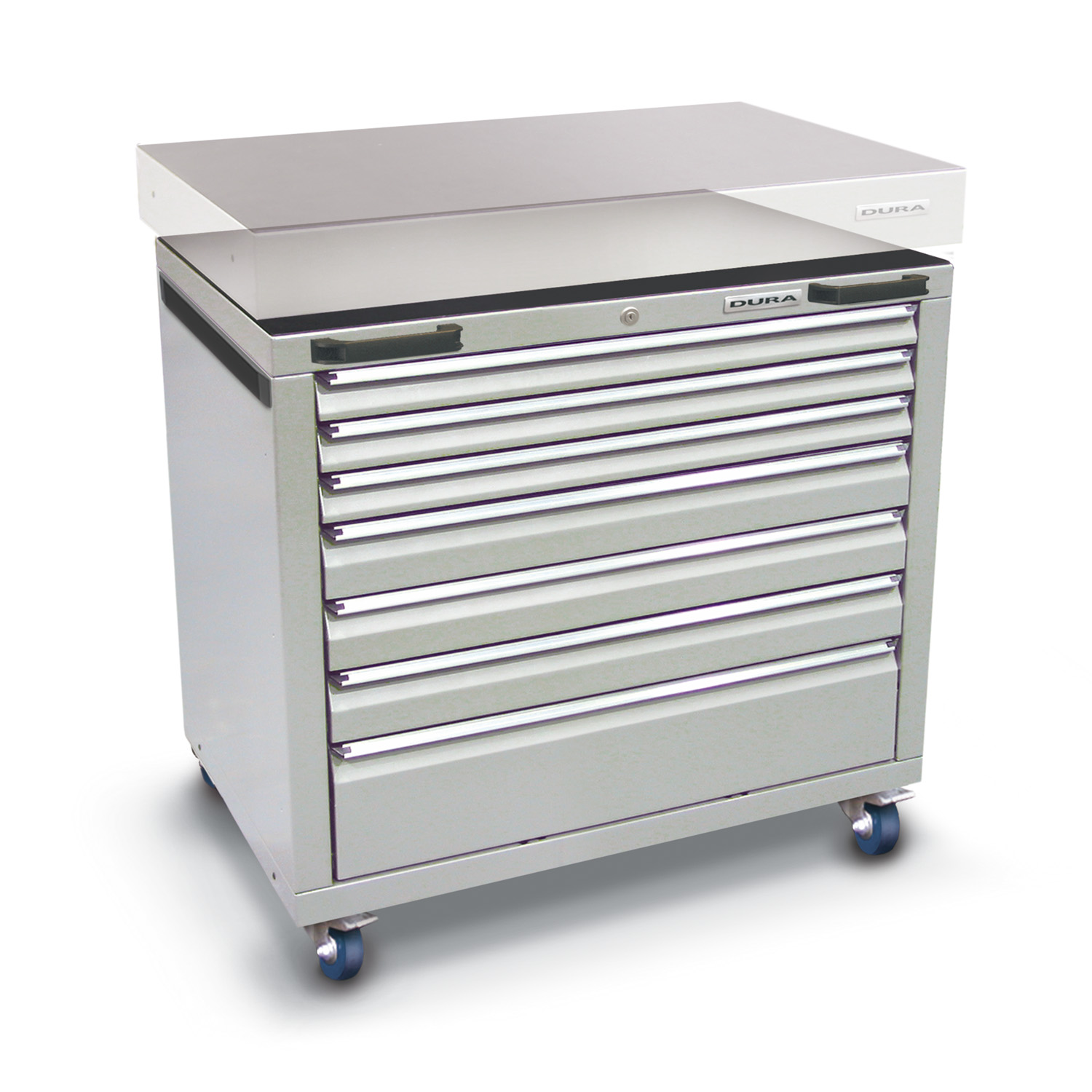 860mm Under-bench cabinet (7 drawers including 3 slim)