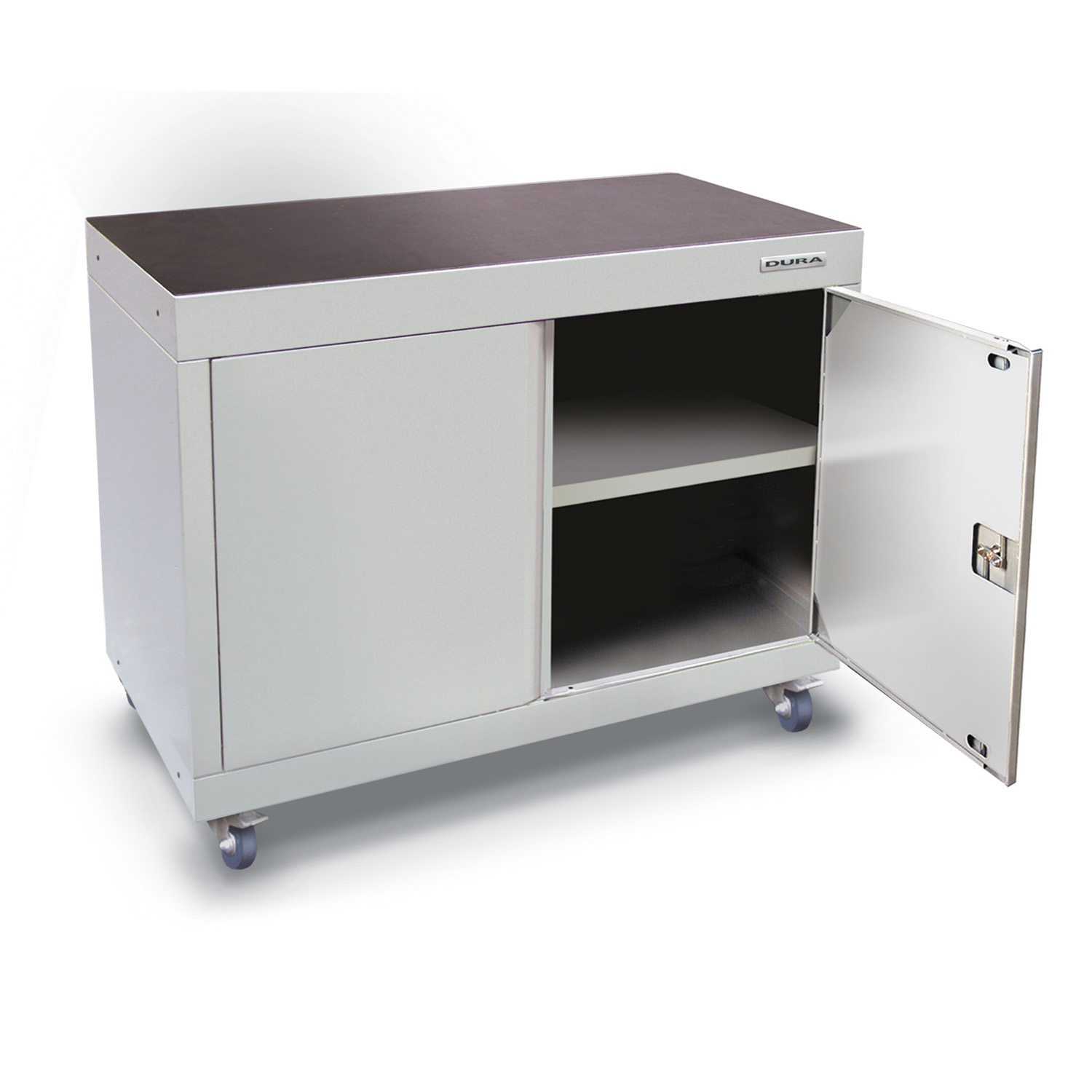 1200mm wide base cabinet (double hinged doors/castors)