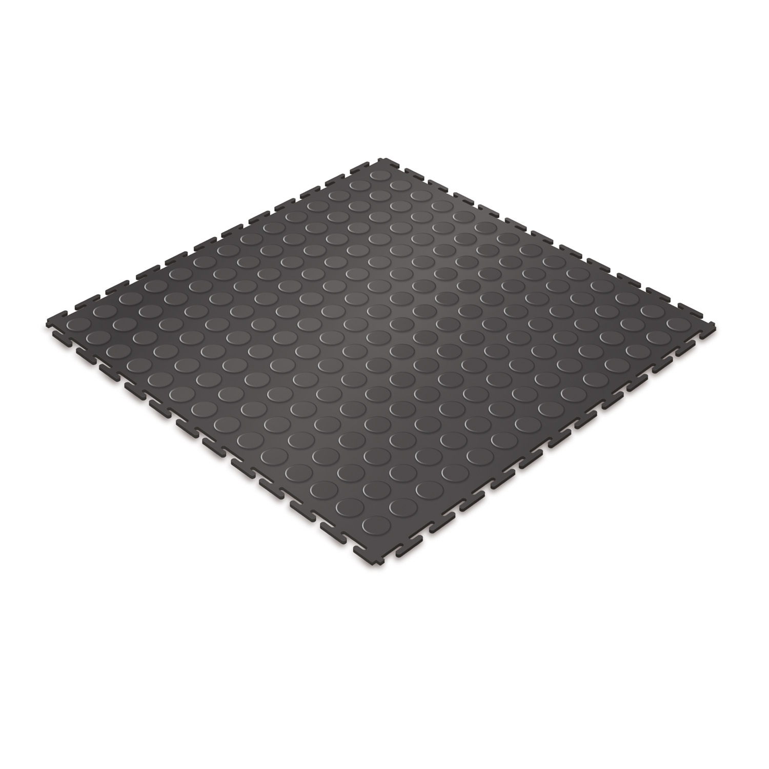 Standard floor tile (black/studded)