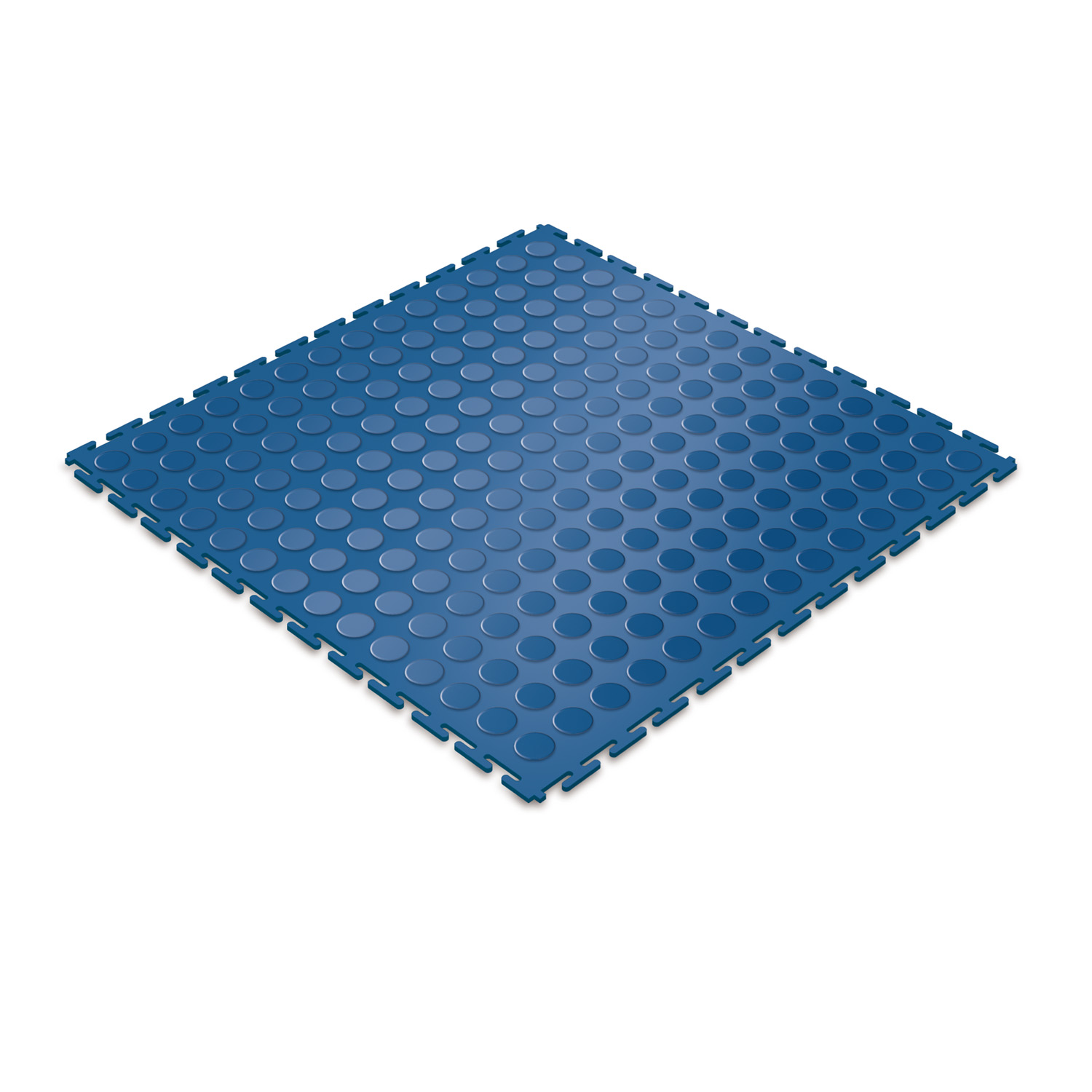 Standard floor tile (blue/studded)