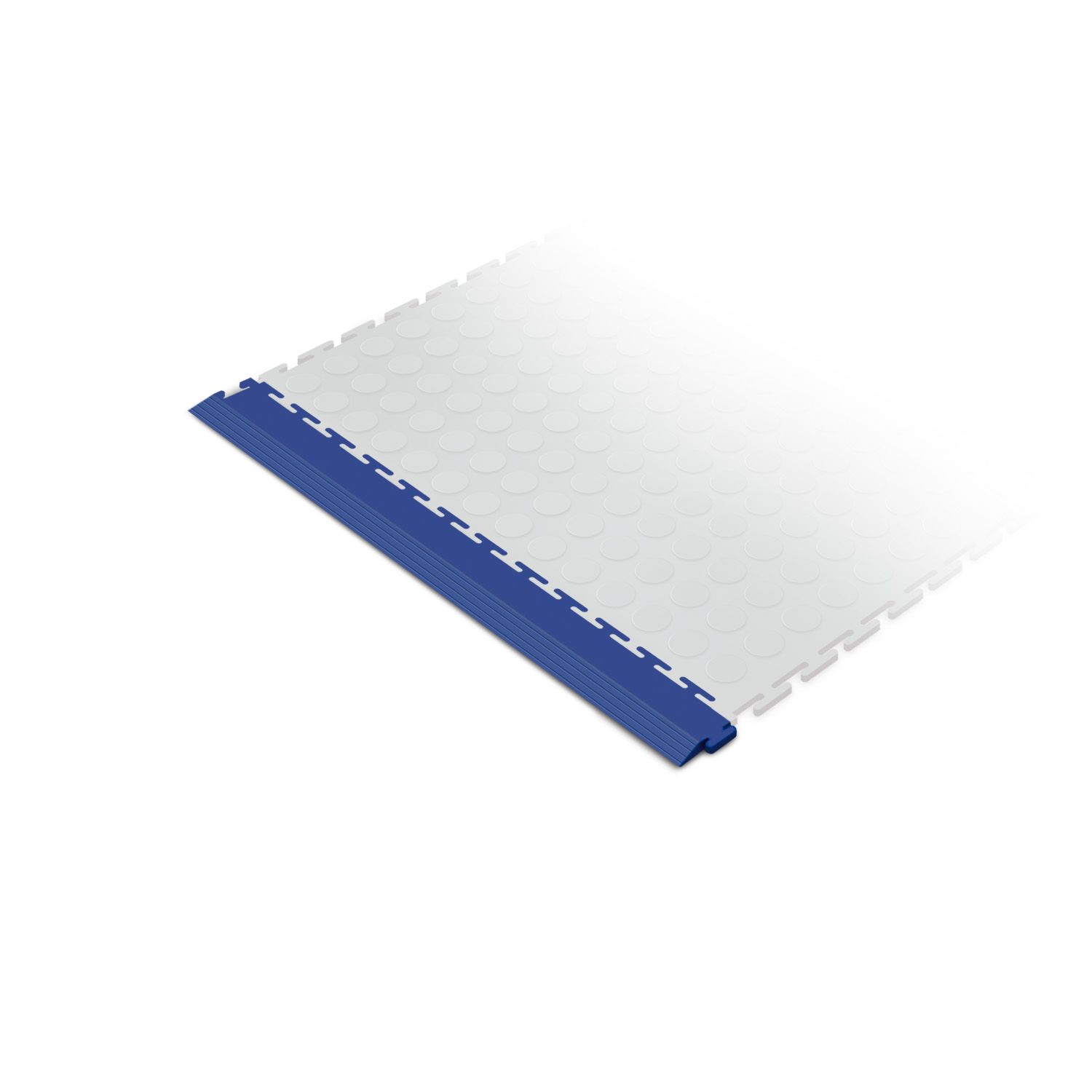 Heavy-duty edge ramp tile (blue)