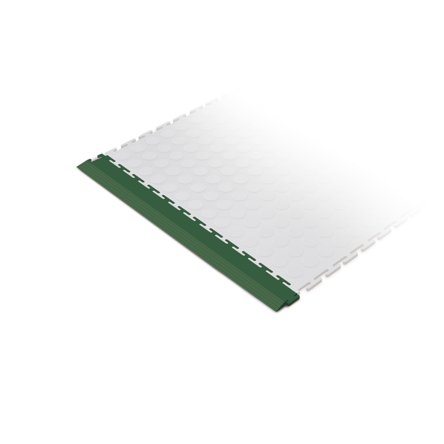 Standard edge ramp tile (green)